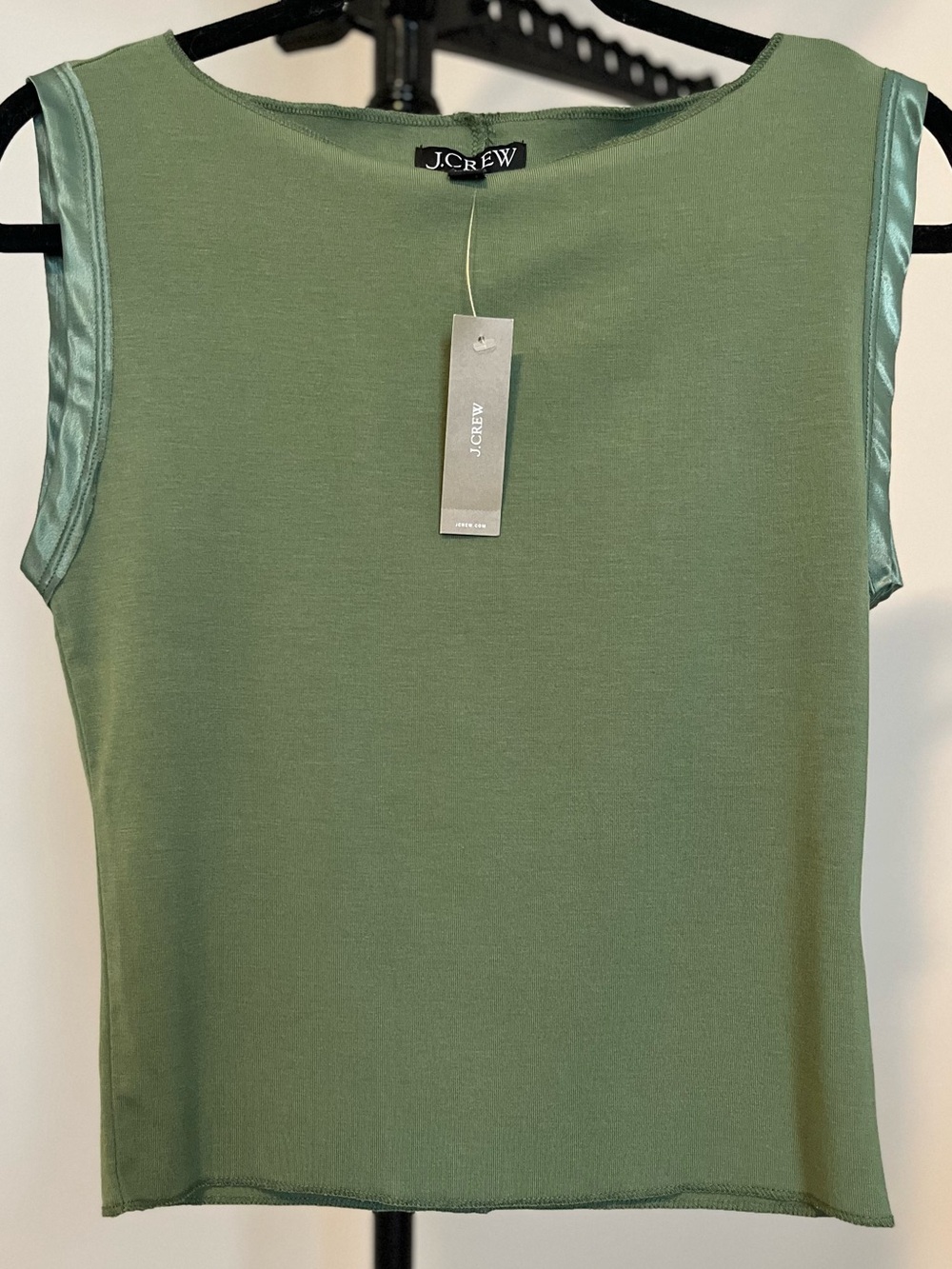 J.Crew Sleeveless Shell Sage Green Medium NWT